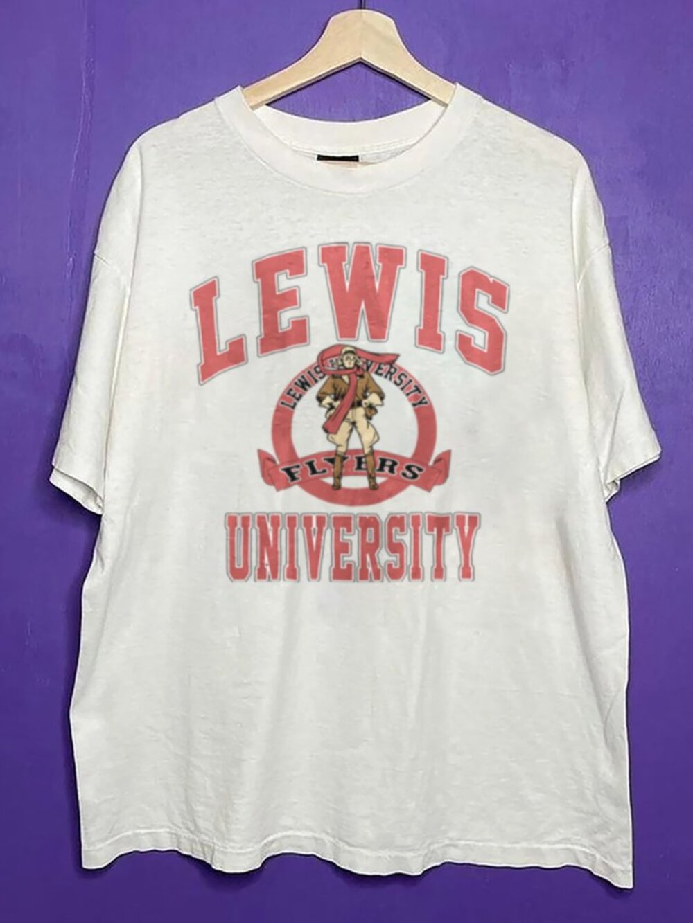 Vintage 1990 GALT SAND Lewis University Unisex Shirt, Retro Lewis Flyers Shirt